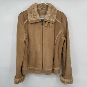 Wilson's Leather Tan Leather Suede Jacket